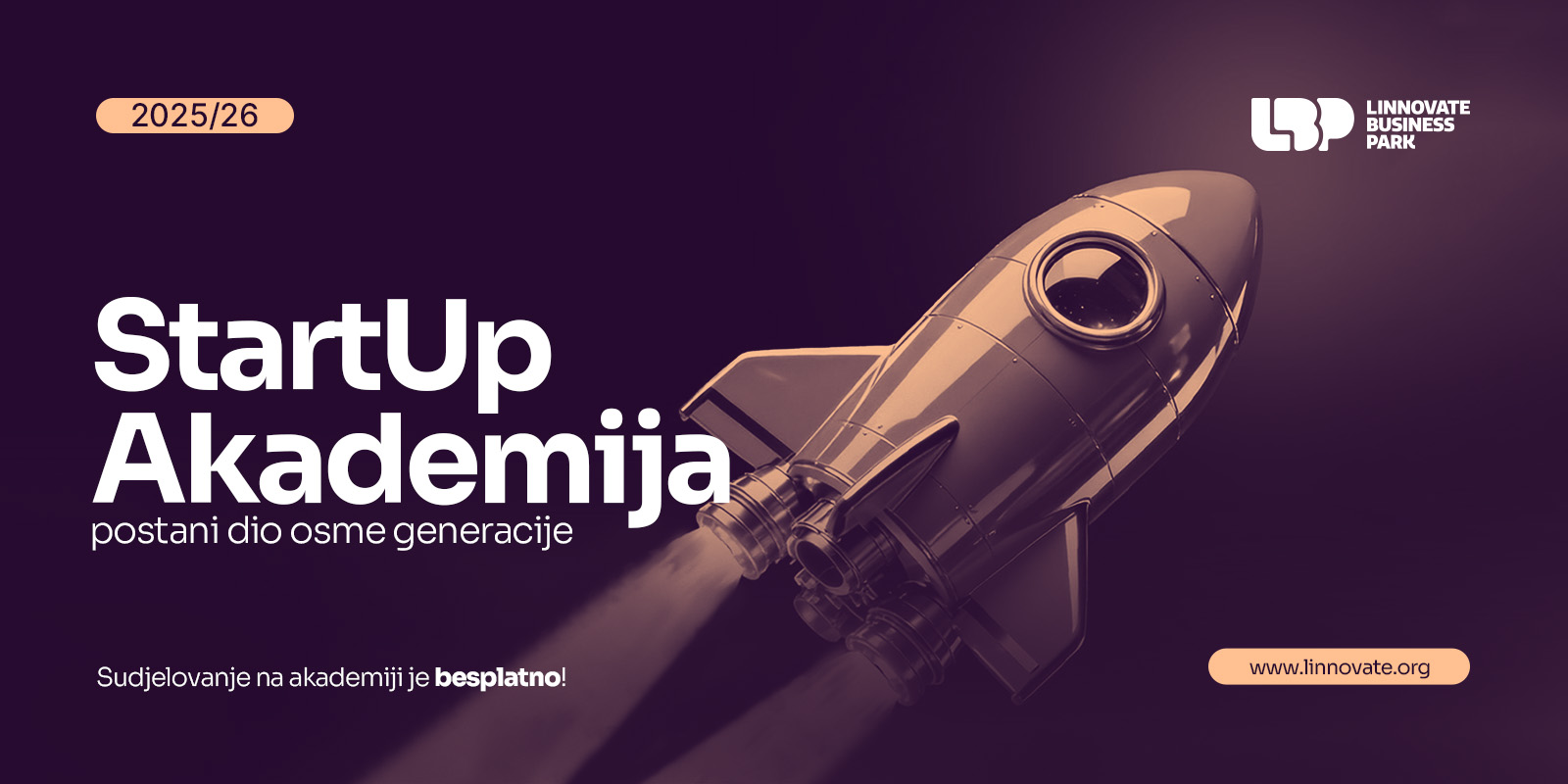 JAVNI POZIV – Prijava na besplatnu StartUp akademiju Linnovate Business Parka